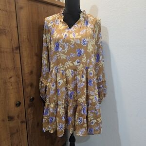 NWT Altar'd State Floral Babydoll Dress - Small